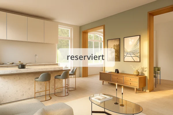 Visualisierung der Wohnung 16.